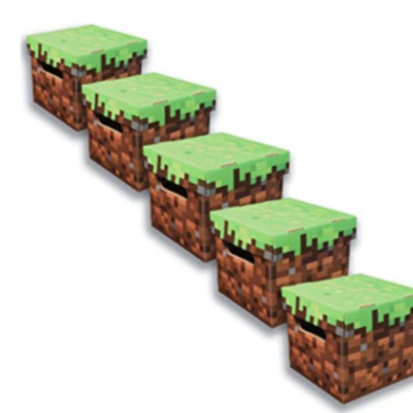 Pixelated Earth Gamer Box 5pk - Picture 1 of 4